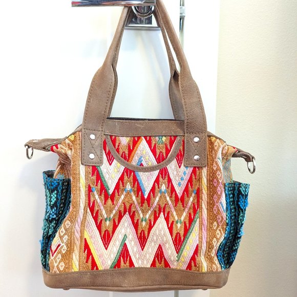 One of a Kind Maria's Artisan Shop Convertible Day Bag - Picture 1 of 2